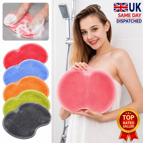 Shower foot mat scrubber - shower, with
