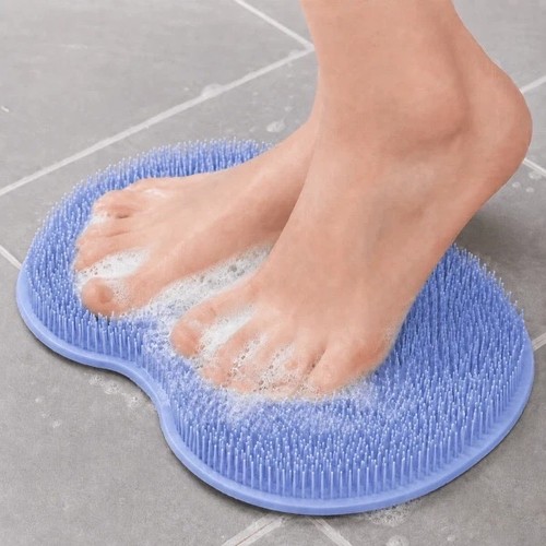 Silicone foot scrubber mat - silicone,