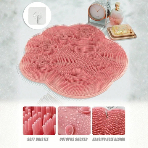 Silicone shower foot scrubber - foot,