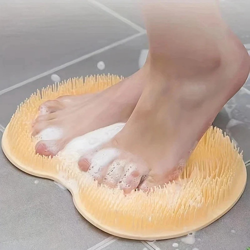 Shower foot mat - foot, scrubber