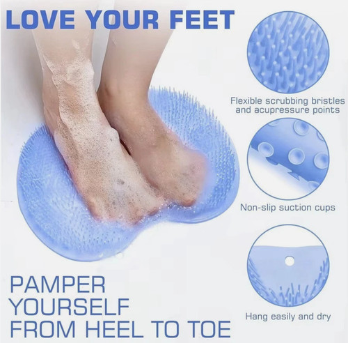 Silicone shower foot - silicone,