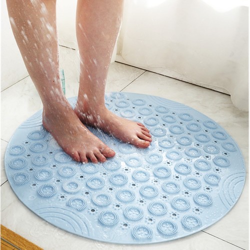 Round non slip bathtub mat - round,