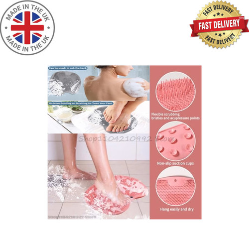 Silicone shower foot scrubber - silicone,