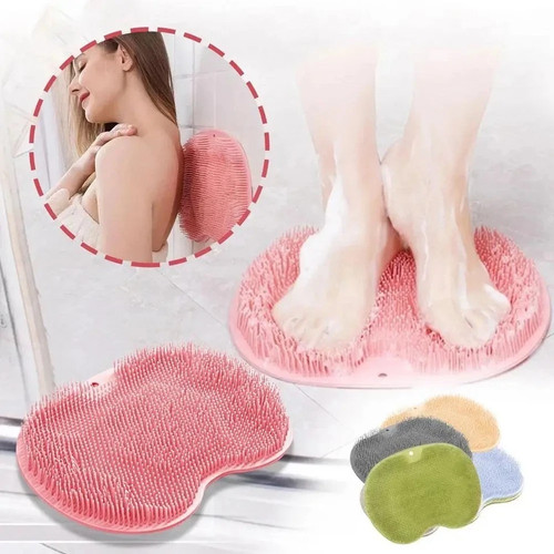 Shower foot mat scrubber - mat,
