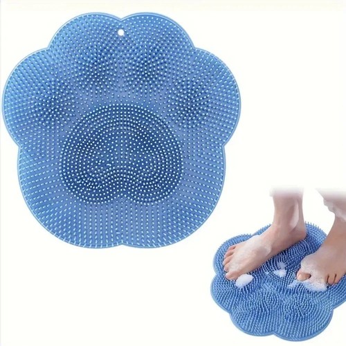 Silicone shower foot scrubber - silicone,