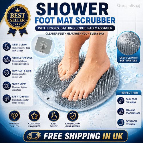 Shower foot mat - foot,