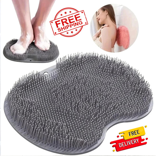 Silicone foot back scrubber - silicone,