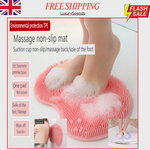 Silicone foot scrubber mat for - foot,