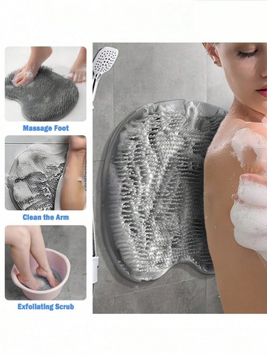 Foot scrubbing mat - foot, shower