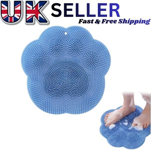 Silicone shower foot scrubber - shower,