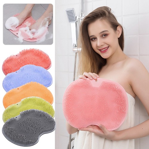 Shower foot mat scrubber - shower, with